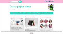 Desktop Screenshot of contuspropiasmanos.com